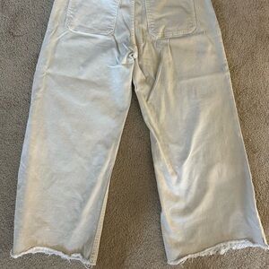 Ming - Catherines Light Wash Cropped Wide-Leg Jeans